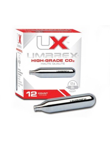Pipetas de Aire Comprimido CO2 Crosman 12gr (paq x 20 unidades) 