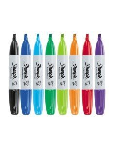 Sharpie Punta Bisel Marcador Permanente Chisel (8 unidades) 2