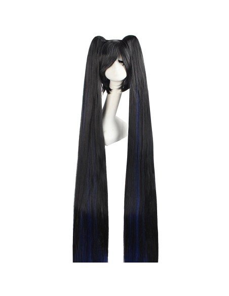 Peluca Extralarga Hatsune Miku Cosplay 1.3 mts cabello liso  Peluca Extralarga Hatsune Miku Cosplay 1.3 mts cabello liso