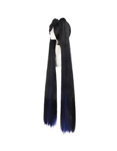 Peluca Extralarga Hatsune Miku Cosplay 1.3 mts cabello liso