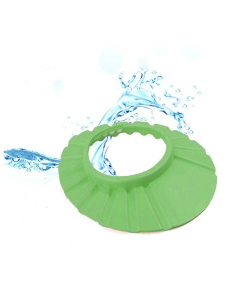 Gorro Visera de Ducha para Baño Bebé Rosado