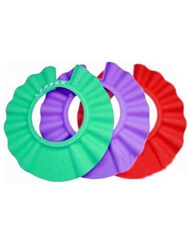 Gorro Visera de Ducha para Baño Bebé Rosado