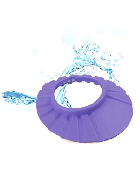 Gorro Visera de Ducha para Baño Bebé Azul