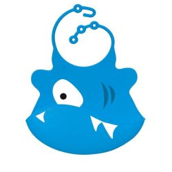 Babero de Silicona Animal Baby Bib Monstruo Celeste