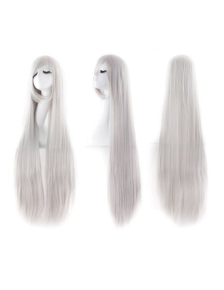 Peluca Luka Cosplay 1mt Color Gris