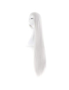 Peluca de Kanekalon Lisa 100 Cm Cosplay - Blanco 2