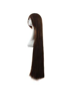 Peluca de Kanekalon Lisa 100 Cm Cosplay - Café Castaño 2