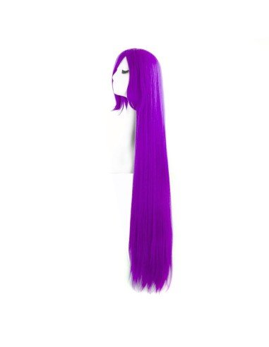 Peluca de Kanekalon Lisa 100 Cm Cosplay - Morado Púrpura
