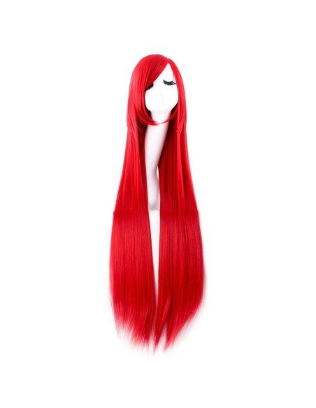 Peluca de Kanekalon Lisa 100 Cm Cosplay - Rojo