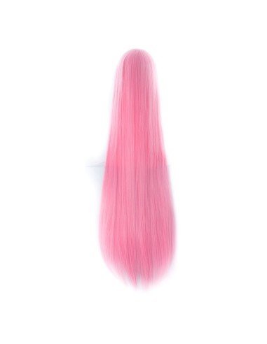 Peluca de Kanekalon Lisa 100 Cm Cosplay - Rosado