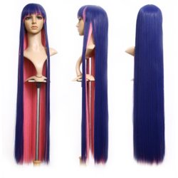 Peluca de Kanekalon Lisa 100 Cm Cosplay - Stocking