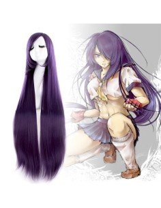 Peluca de Kanekalon Lisa 100 Cm Cosplay - Violeta