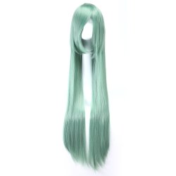 Peluca de Kanekalon Lisa 100 Cm Cosplay - Verde Menta