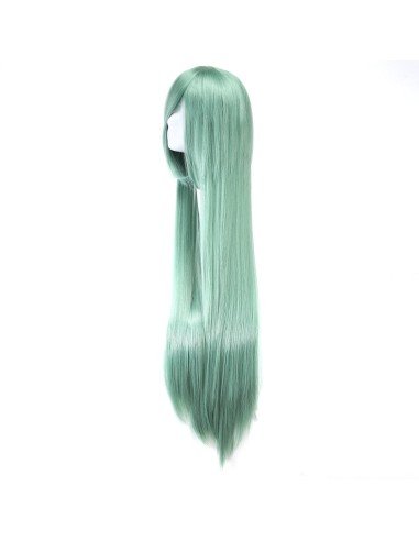 Peluca de Kanekalon Lisa 100 Cm Cosplay - Verde Menta