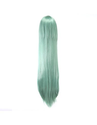 Peluca de Kanekalon Lisa 100 Cm Cosplay - Verde Menta