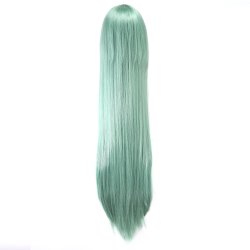Peluca de Kanekalon Lisa 100 Cm Cosplay - Verde Menta