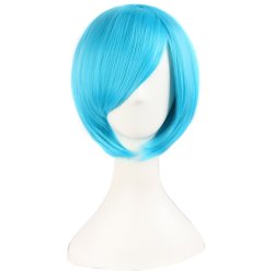 Peluca Miku 120cm con Colitas Azul Turquesa