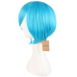 Peluca Miku 120cm con Colitas Azul Turquesa