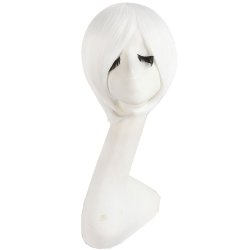 Peluca Miku 120cm con Colitas Blanco