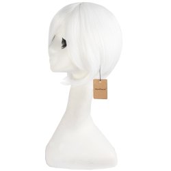 Peluca Miku 120cm con Colitas Blanco