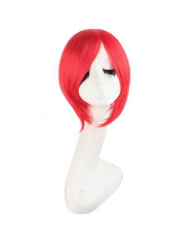 Peluca Miku 120cm con Colitas Rojo