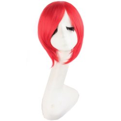 Peluca Miku 120cm con Colitas Rojo