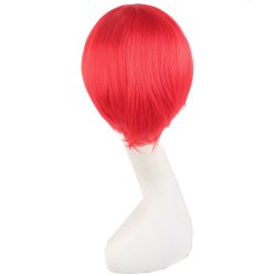 Peluca Miku 120cm con Colitas Rojo