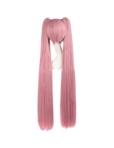 Peluca Miku 120cm con Colitas Palo de Rosa