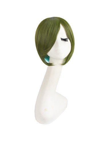 Peluca Miku 120cm con Colitas Verde Aceituna Cyan