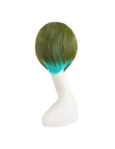 Peluca Miku 120cm con Colitas Verde Aceituna Cyan