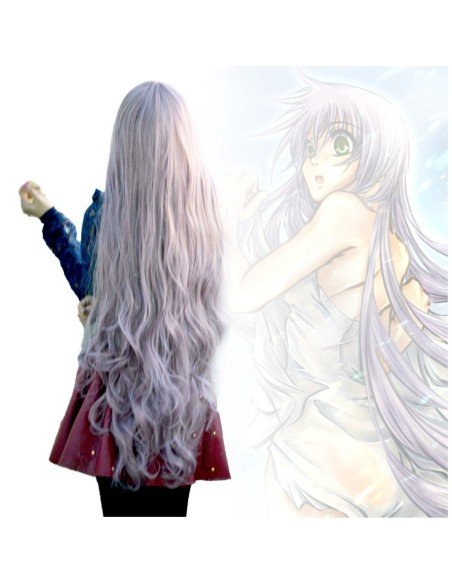 Peluca de Kanekalon Ondulada 100cm Cosplay Lila