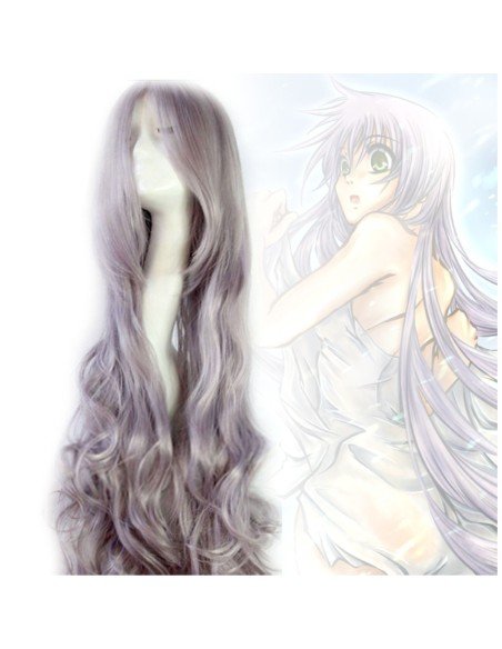 Peluca de Kanekalon Ondulada 100cm Cosplay Lila