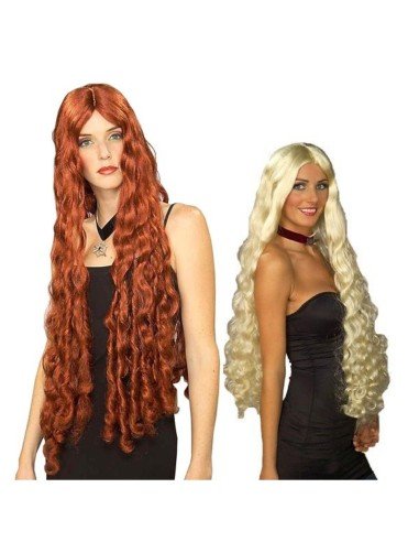 Peluca Brave Mesmerelda Rizada De 100cm Rubia