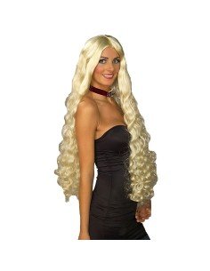 Peluca Brave Mesmerelda Rizada De 100cm Rubia