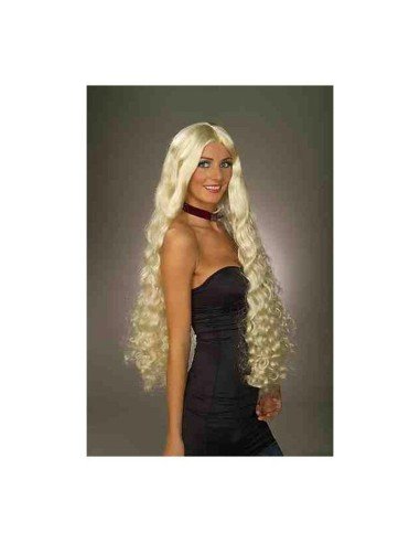 Peluca Brave Mesmerelda Rizada De 100cm Rubia