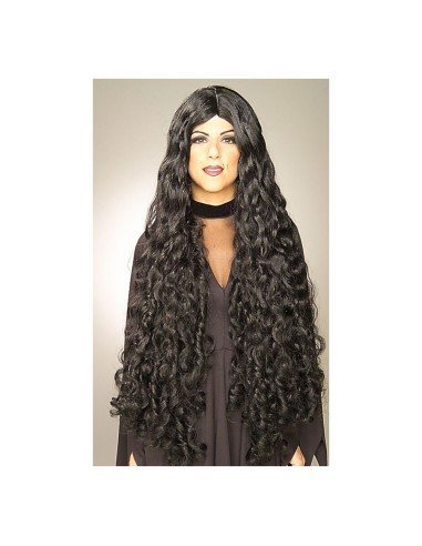 Peluca Brave Mesmerelda Rizada De 100cm Negra