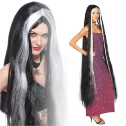 Peluca Princesa  Godiva Extralarga de 160cm Rubio con trenza