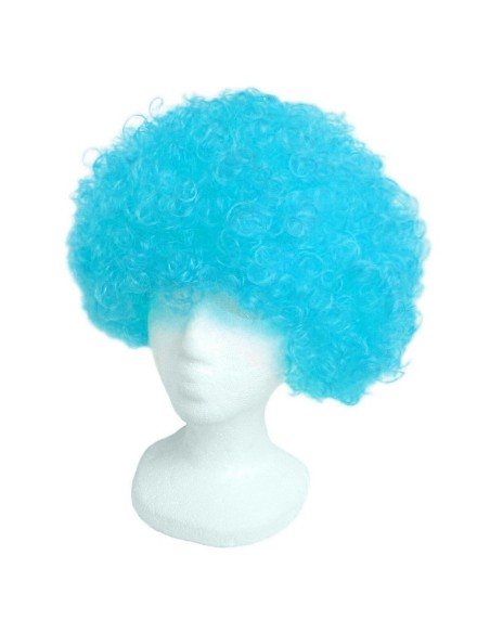 Peluca Afro de Fantasía Celeste Peluca Afro de Fantasía Celeste