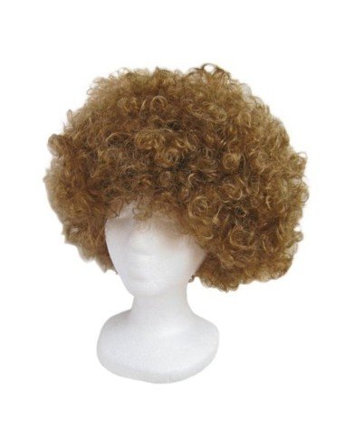 Peluca Afro de Fantasía Café