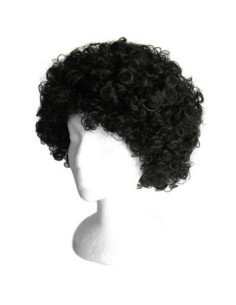 ⭐ Peluca Afro de Fantasía Negro 2