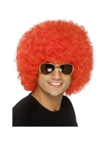 Peluca Afro de Fantasía Rojo