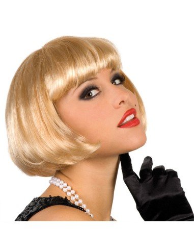 Peluca Corta de fantasía Rubio 