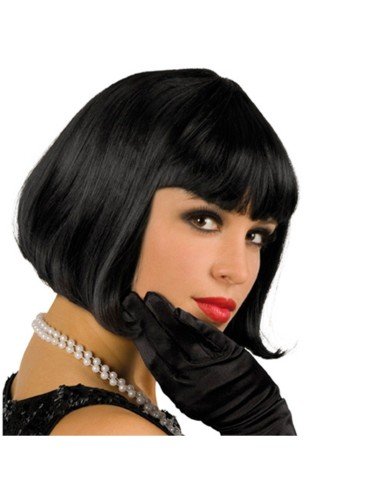 Peluca Corta de fantasía Negro