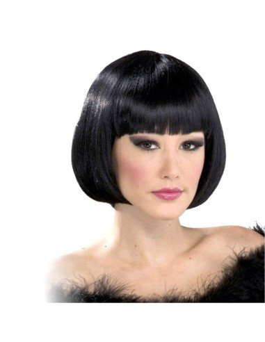Peluca Corta de fantasía Negro