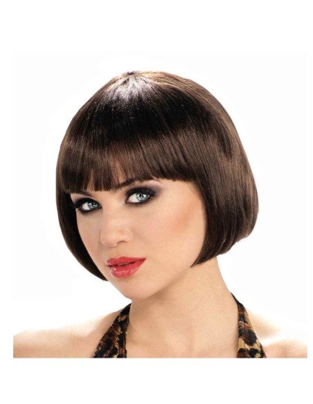 Peluca Corta de fantasía Castaño