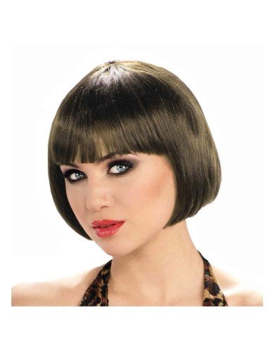 Peluca Corta de fantasía Castaño