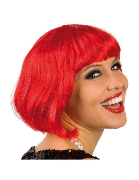Peluca Corta de fantasía Rojo
