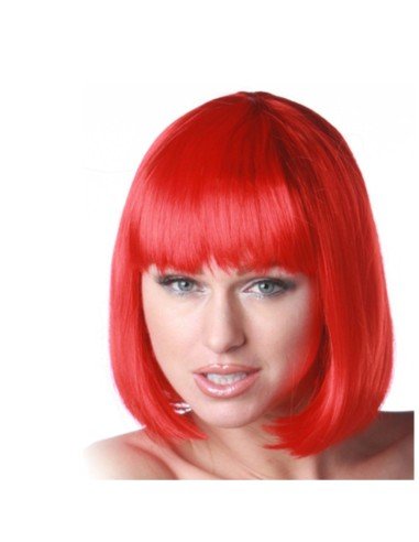 Peluca Corta de fantasía Rojo