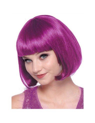 Peluca Corta de fantasía Púrpura violeta