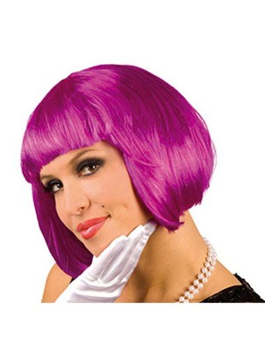 Peluca Corta de fantasía Púrpura violeta